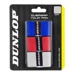 Overgrip Dunlop OVERGRIP TOUR PRO wht/red/blue